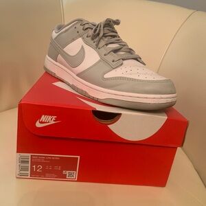 Nike Dunk Low Retro Gray White Sneakers
